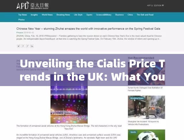 Unveiling the Cialis Price Trends in the UK: What You Need to Know