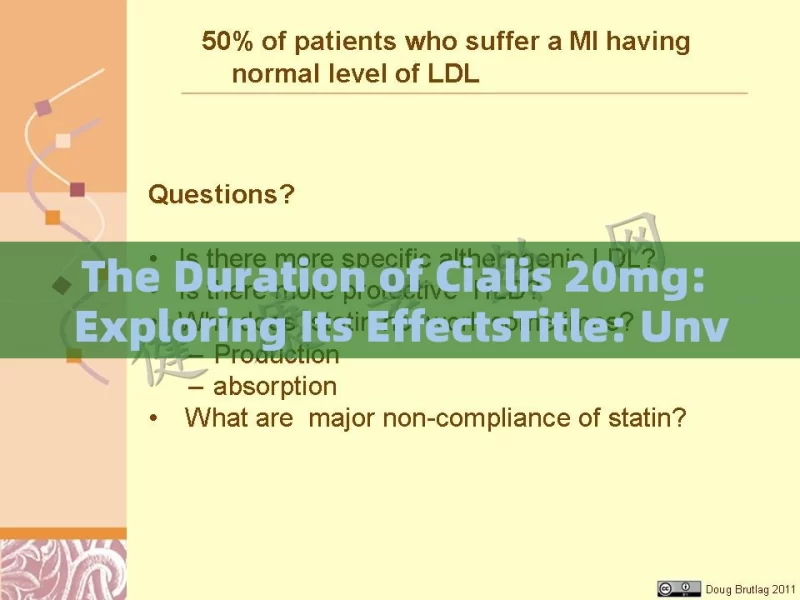 The Duration of Cialis 20mg: Exploring Its EffectsTitle: Unveiling the Duration of Cialis 20 mg: What You Need to Know