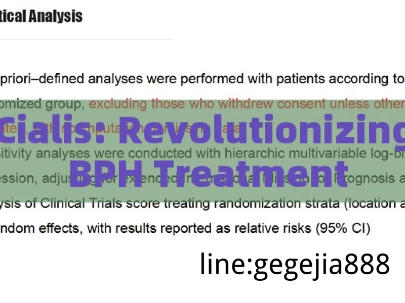 Cialis: Revolutionizing BPH Treatment