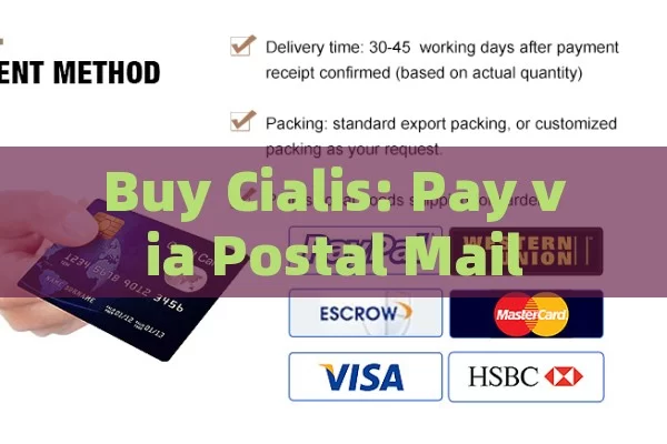 Buy Cialis: Pay by mail.