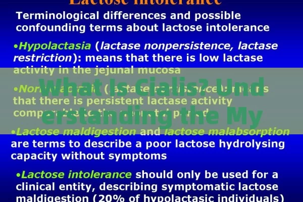 What Is Cialis? Understanding the Mystery Medicine