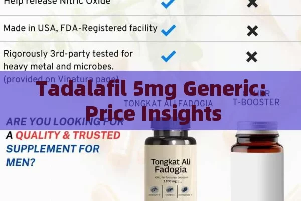 Tadalafil 5mg Generic: Price Insights